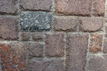 Texture of grey stone as background close up
