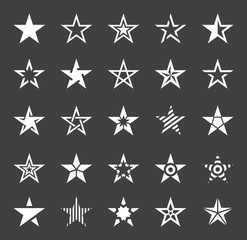 Star Shape Icons - Illustration
