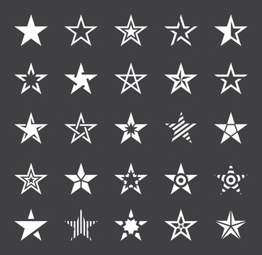 Star Shape Icons - Illustration
