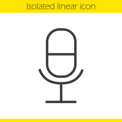 Microphone linear icon