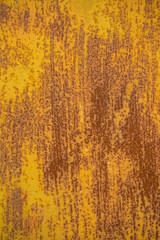 Rusty painted metal