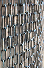 Chain heap - abstract metal background - 115395279