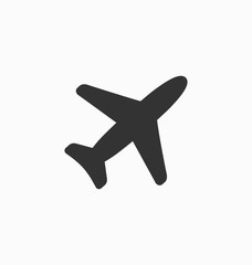 Obraz premium Plane icon vector sign. Vacation signs.