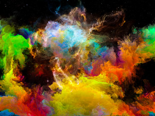 Fototapeta na wymiar Energy of Space Nebula