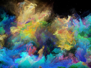 Fototapeta na wymiar Elegance of Space Nebula
