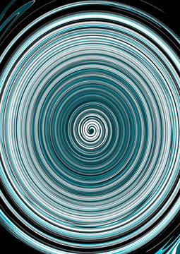 spirale tourbillon de nuance de bleu