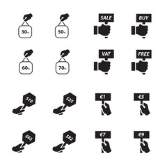 Price label set vector set