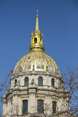 Fototapeta na wymiar Les Invalides - building in Paris, France