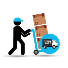 transportation delivery service box warehouse