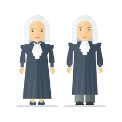 profession oldfashion judge