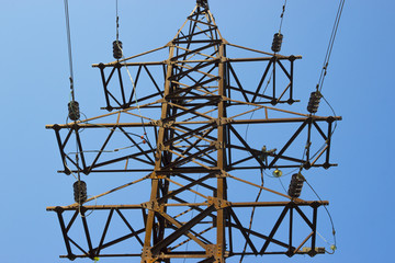 rusty power line
