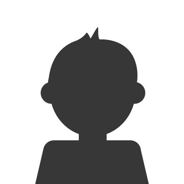 Kid Avatar Boy Icon Isolated Vector Illustration