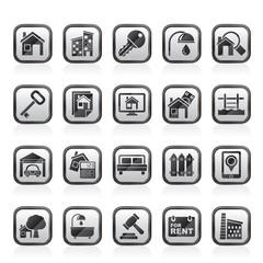 Real Estate business Icons - Vector Icon Set