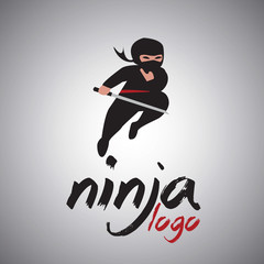 Fototapeta premium ninja logo 4
