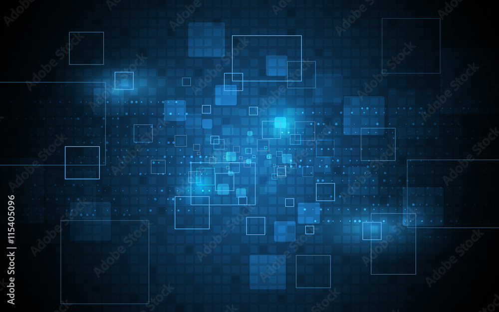 Poster abstract rectangle digital texture dynamic design background