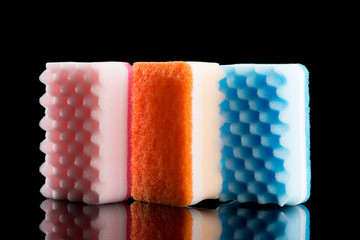 掃除道具 黒背景