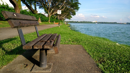 Kranji reservoir in Singapore