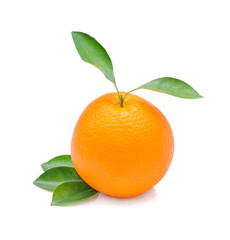 Orange fruit isolate on white background