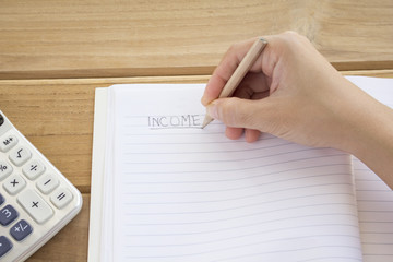 writing Income