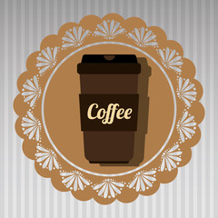 cup of coffee isolated icon design, vector illustration  graphic 