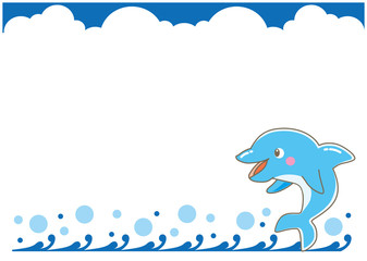 イルカのフレームA