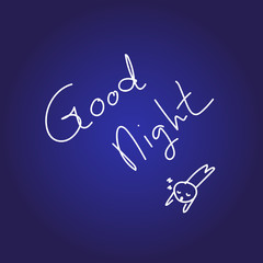 Hand draw Goodnight