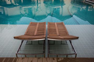 design interior of swimming pool outdoor