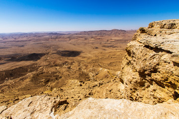 National geological park HaMakhtesh HaRamon. Israel .