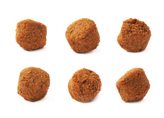 Cheese snack ball isolated