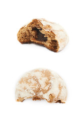 Russian gingerbread cookie isolated