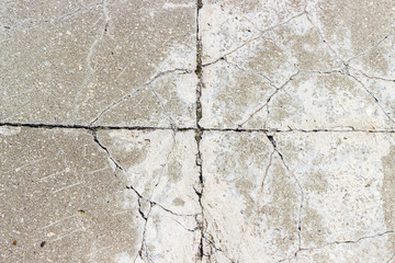 Gray concrete blocks pavement
