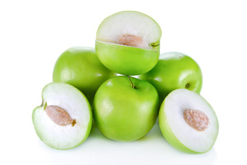 Monkey apple isolated on the white background.