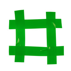 Square frame made of insulating tape