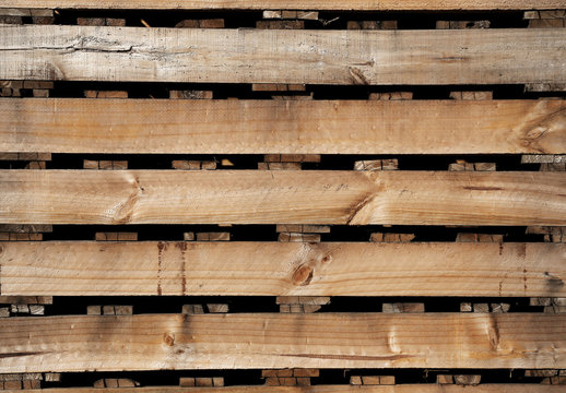 old wood texture of pallets for background.
