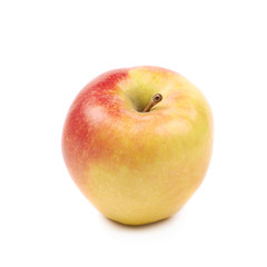 Ripe red and golden jonagold apple