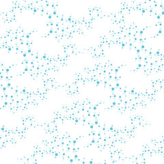 Structure molecule and communication Dna, atom, neurons. Science concept for your design. Connected lines with dots. Medical, technology, chemistry, science background. Vector illustration.