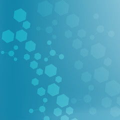 Structure molecule and communication Dna, atom, neurons. Science concept for your design. Connected lines with dots. Medical, technology, chemistry, science background. Vector illustration.