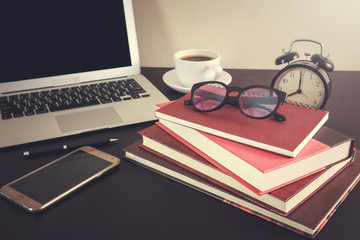 coffee cup with book