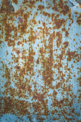 Old rusty metal sheet