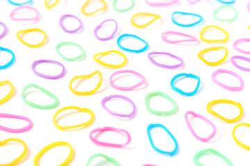 Surface covered with multiple loom bands