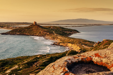 Sardinia, Italy: San Giovanni di Sinis in sunset