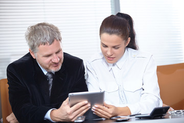 Fototapeta premium business people in the office