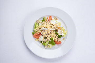 salad on the table