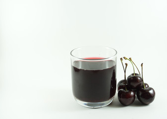 Cherry juice and cherries
