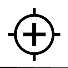 Target icon sign illustration design