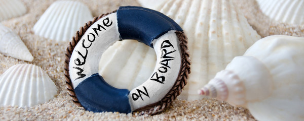 Welcome on board - decoration