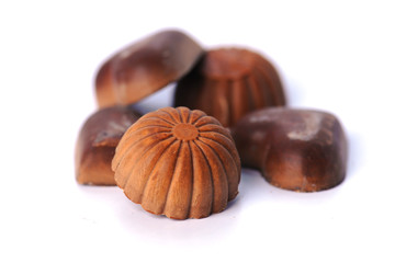 Chocolate isolated on white background