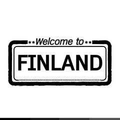 Welcome to FINLAND illustration design