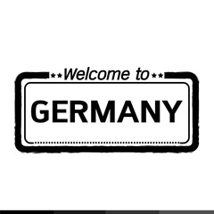 Welcome to GERMANY illustration design