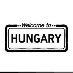 Welcome to HUNGARY  illustration design